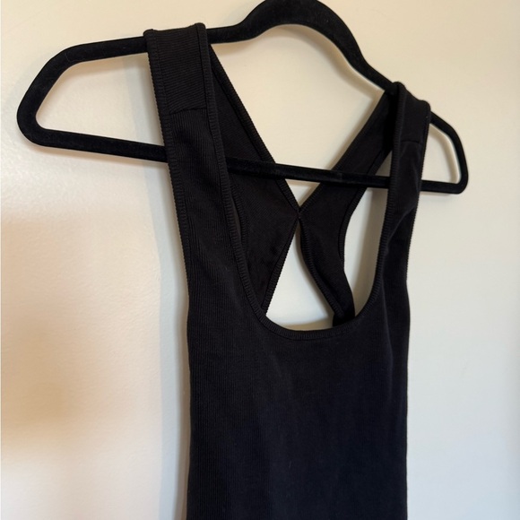 NWT Princess Polly Black Ribbed Maja Mini Dress in Size 6 - Picture 3 of 10